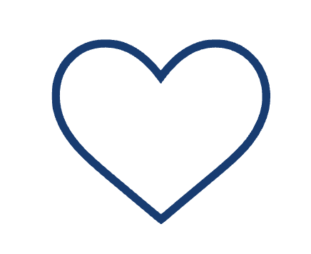 Heart representing giving